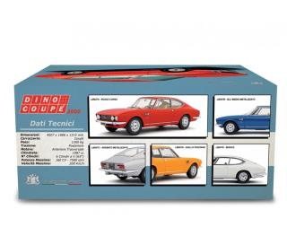 Fiat Dino Coupé 2000 1967 Bianco Laudoracing 1:18 Resinemodell (Türen, Motorhaube... nicht zu öffnen!)